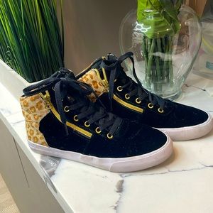Supra Velvet/Pony hair Shoes Sz 8